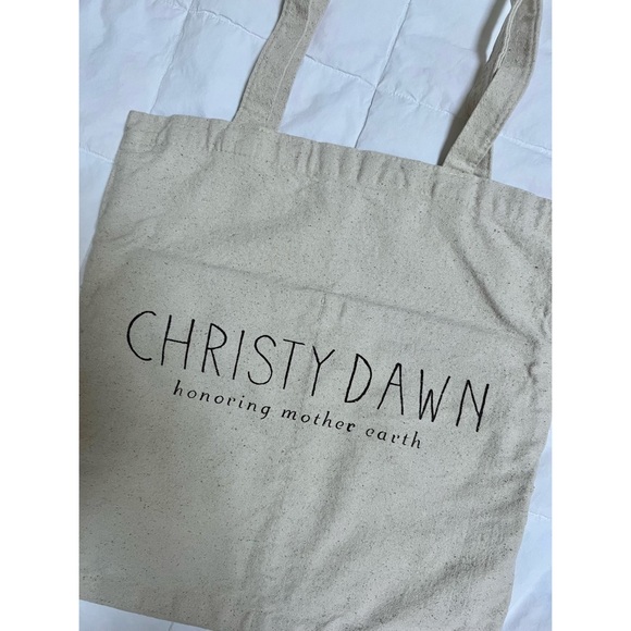 [Christy Dawn] Honoring Mother Earth Canvas Pocket Tote Bag (NWOT!!) - Picture 3 of 8